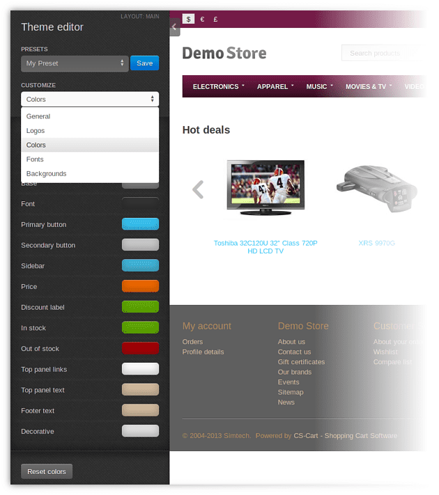 Dive into CS-Cart 4 Customization: Themes, Presets, and Layouts: photo 2 - CS-Cart Blog
