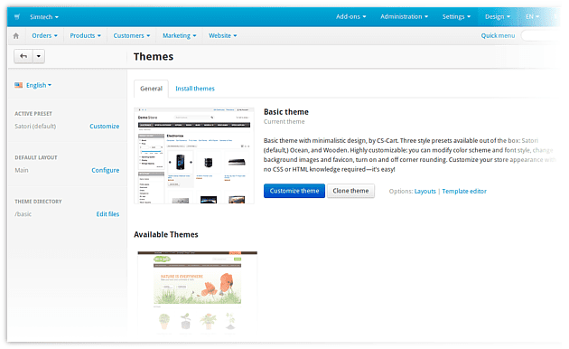 Dive into CS-Cart 4 Customization: Themes, Presets, and Layouts - CS-Cart Blog